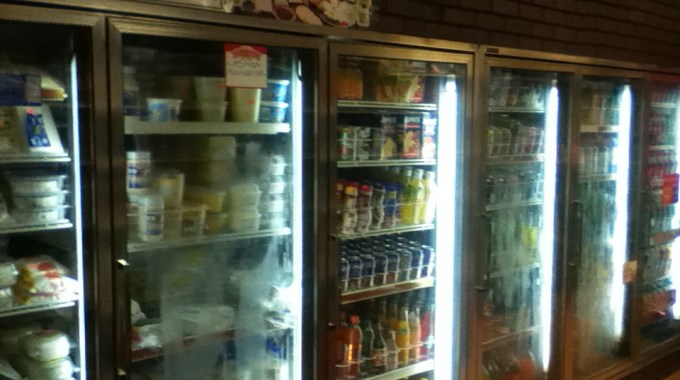 Shelves at Tienda y Taqueria Fiesta
