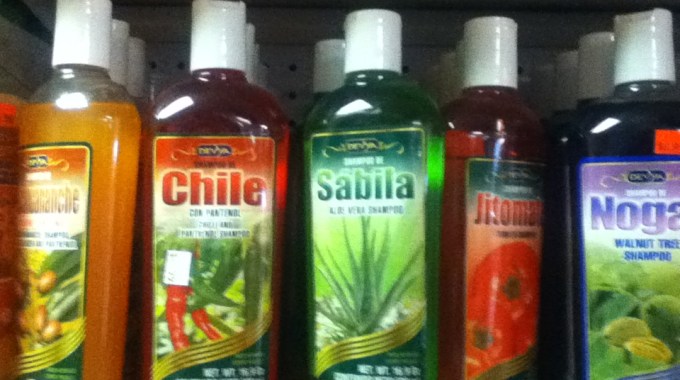 Shelves at Tienda y Taqueria Fiesta