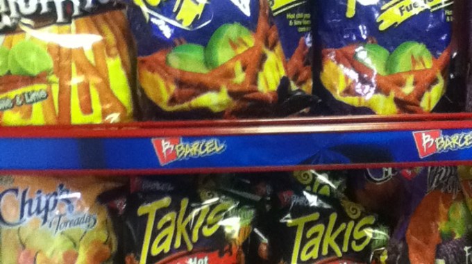 Shelves at Tienda y Taqueria Fiesta