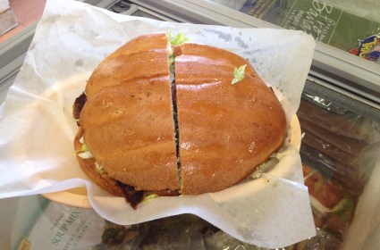 Torta estilo mexicano (Mexican sandwich)